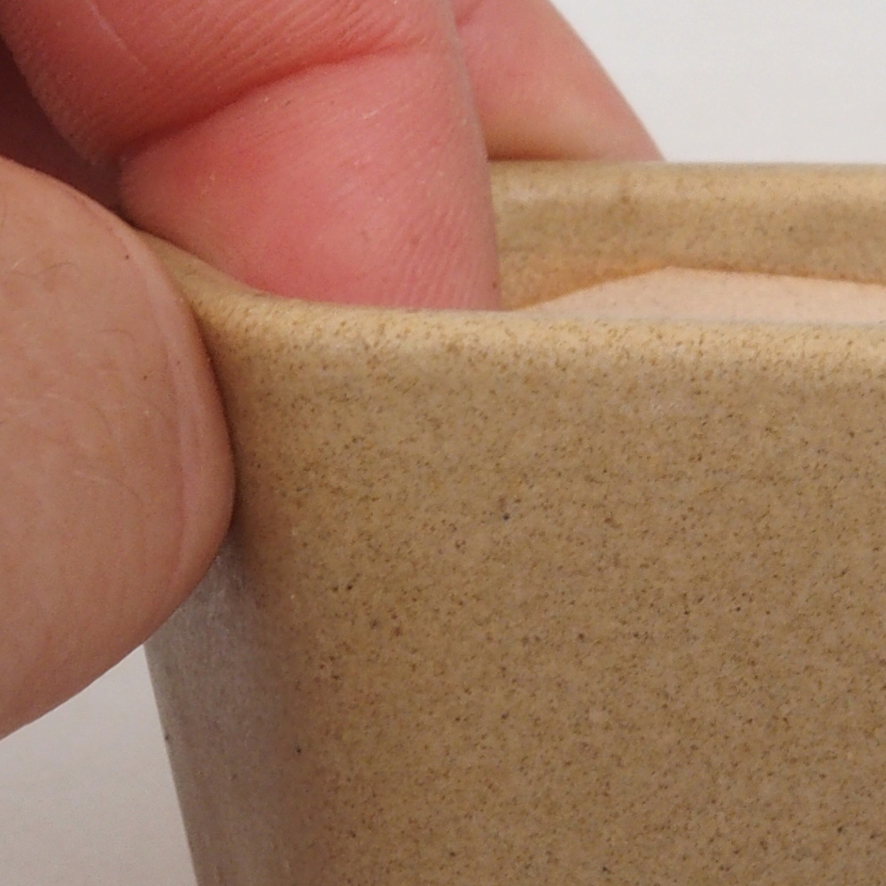 Mini-Bonsaischale 5 x 5 x 5  cm, Farbe braun