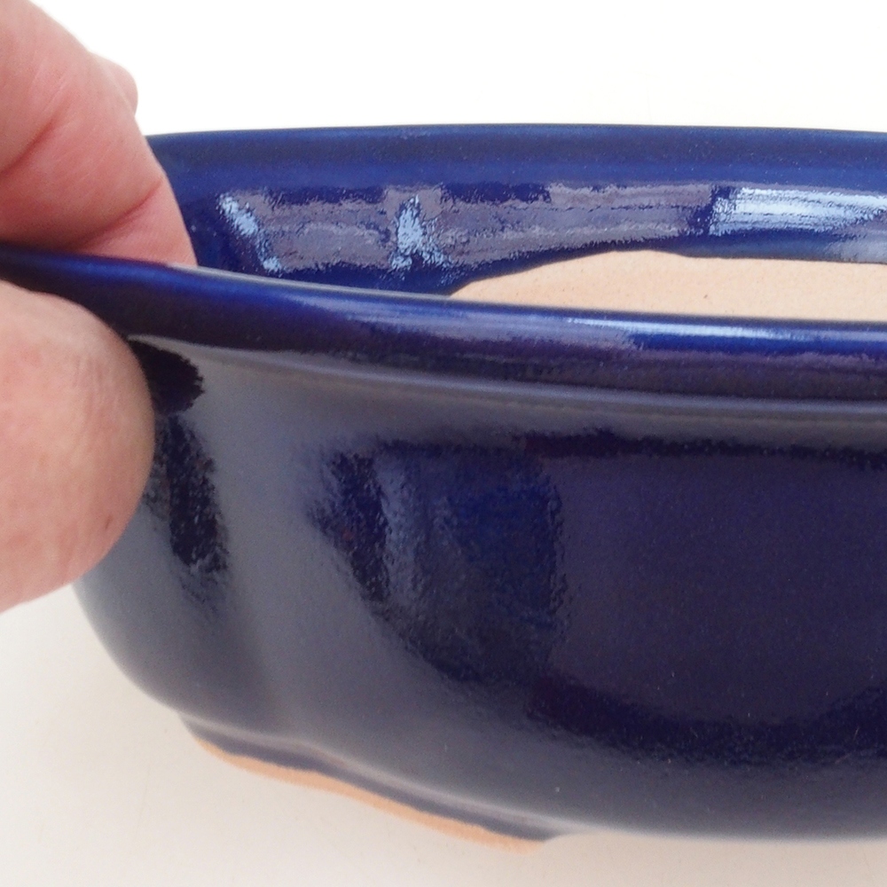 Bonsai-Schale H75 - 19 x 14 x 6,5 cm - blau
