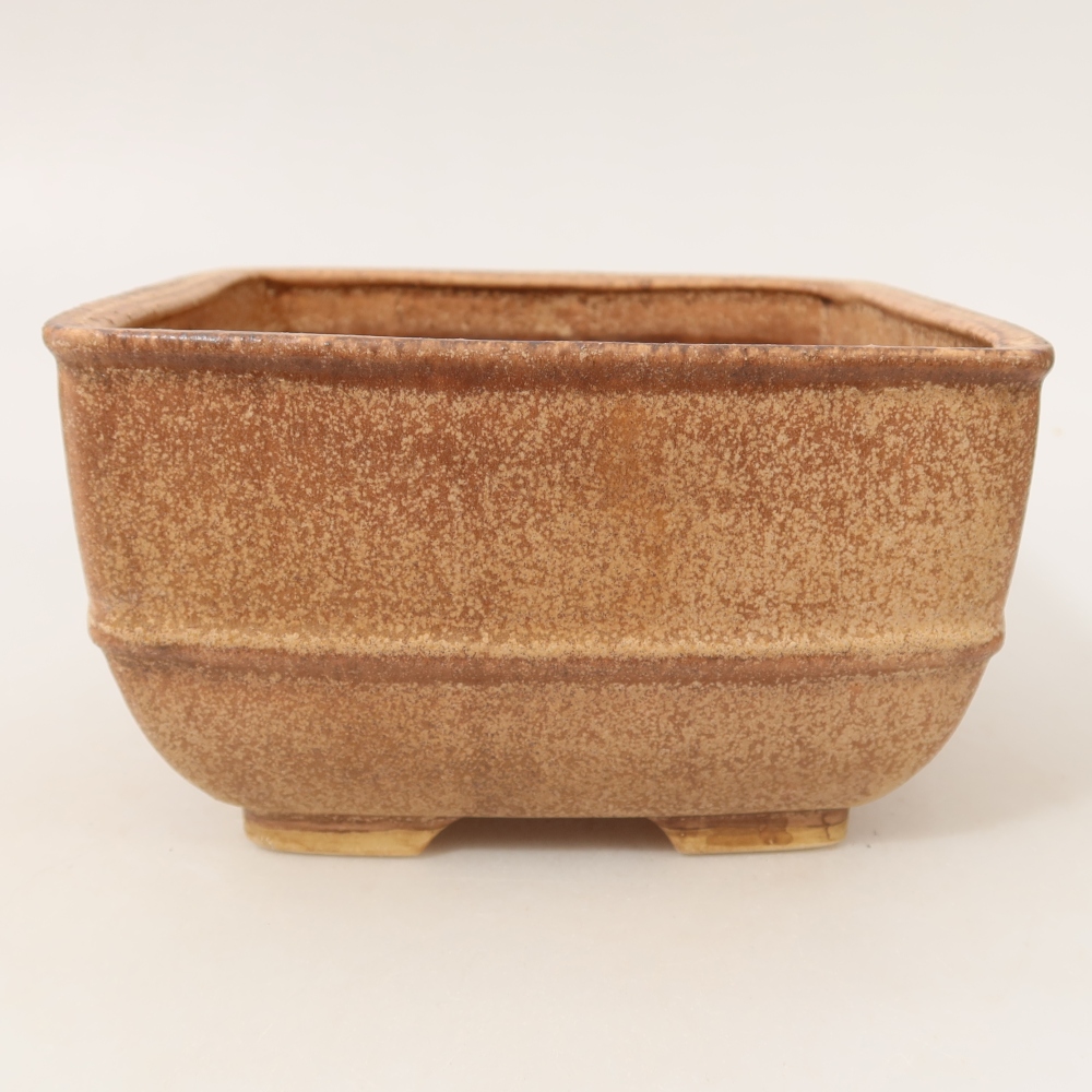 Keramik-Bonsai-Schale 16,5 x 16,5 x 9,5 cm, Farbe: Rosa