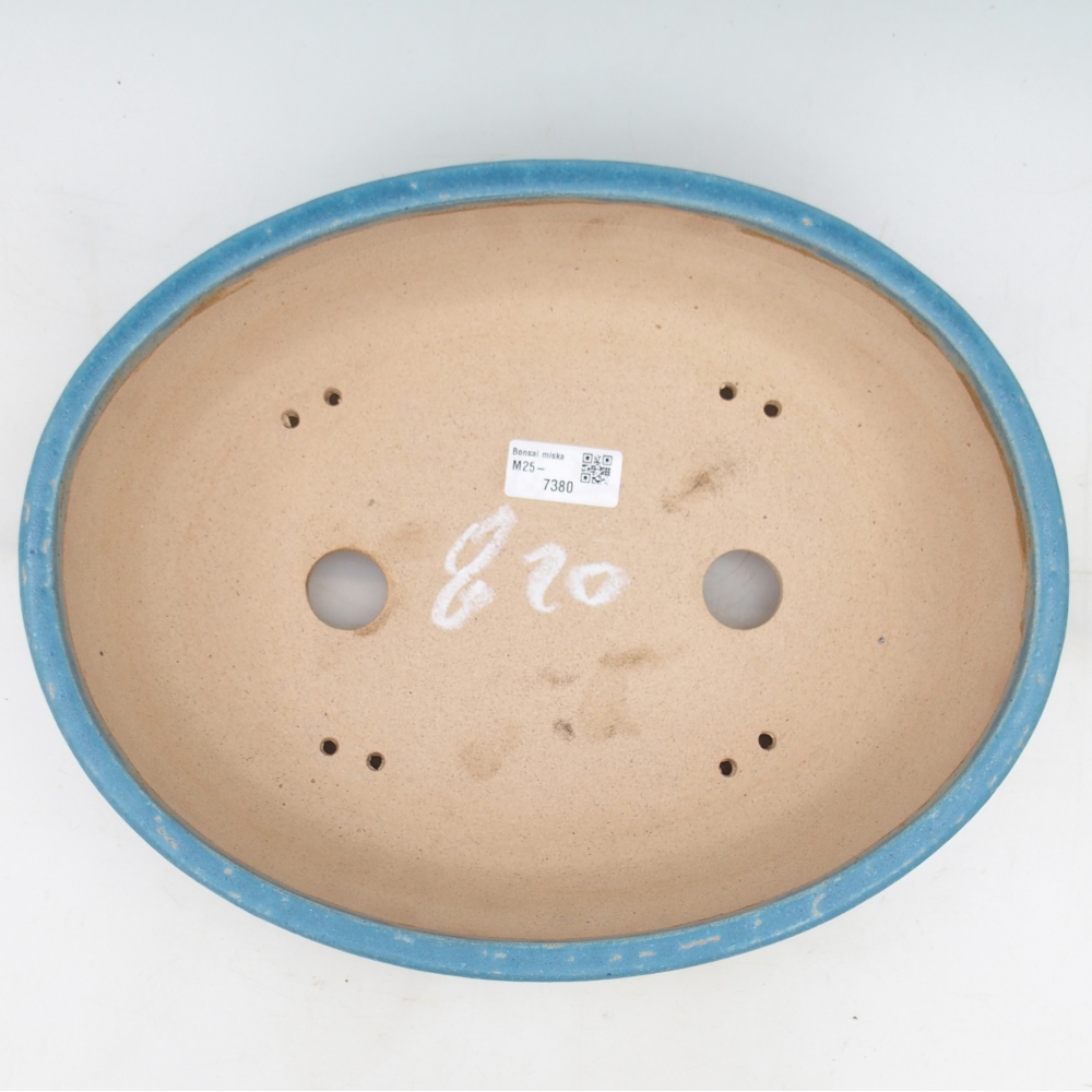 Bonsaischale 32,5 x 25,5 x 8,5 cm , Farbe blau