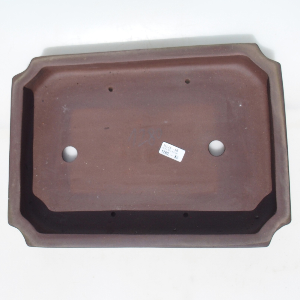 Bonsaischale 44,5 x 32 x 6,5 cm - braun