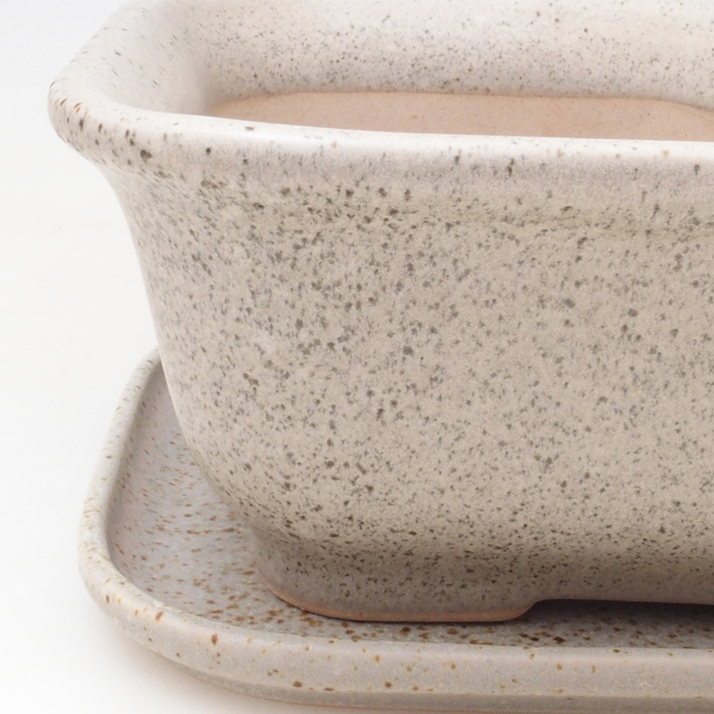 Bonsai-Schale + Untertasse H01 – 12 x 9 x 5 cm