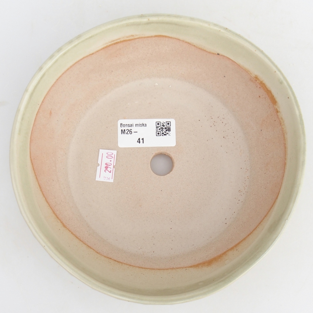 Bonsaischale aus Keramik 18 x 18 x 5,5 cm, grün