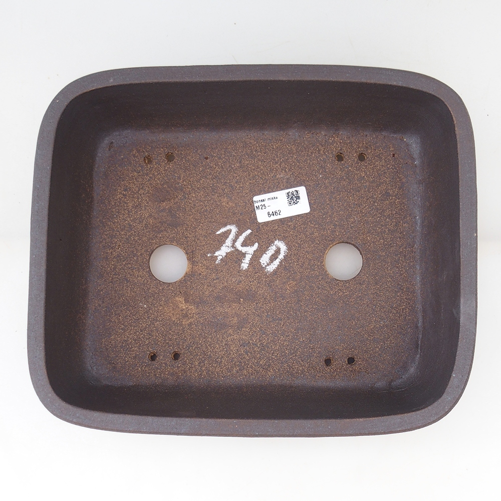 Bonsaischale 30 x 25 x 8 cm , Farbe braun