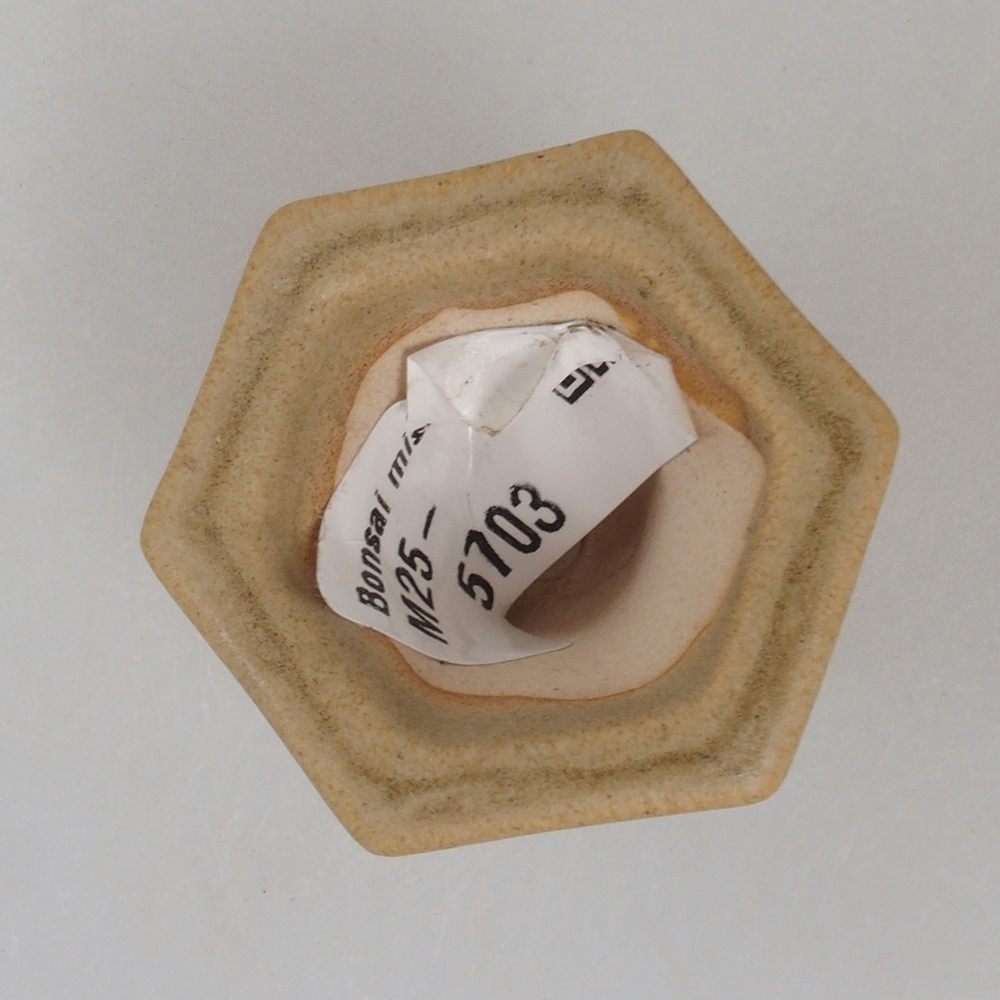 Mini-Bonsaischale 4 x 3,5 x 3  cm, Farbe braun
