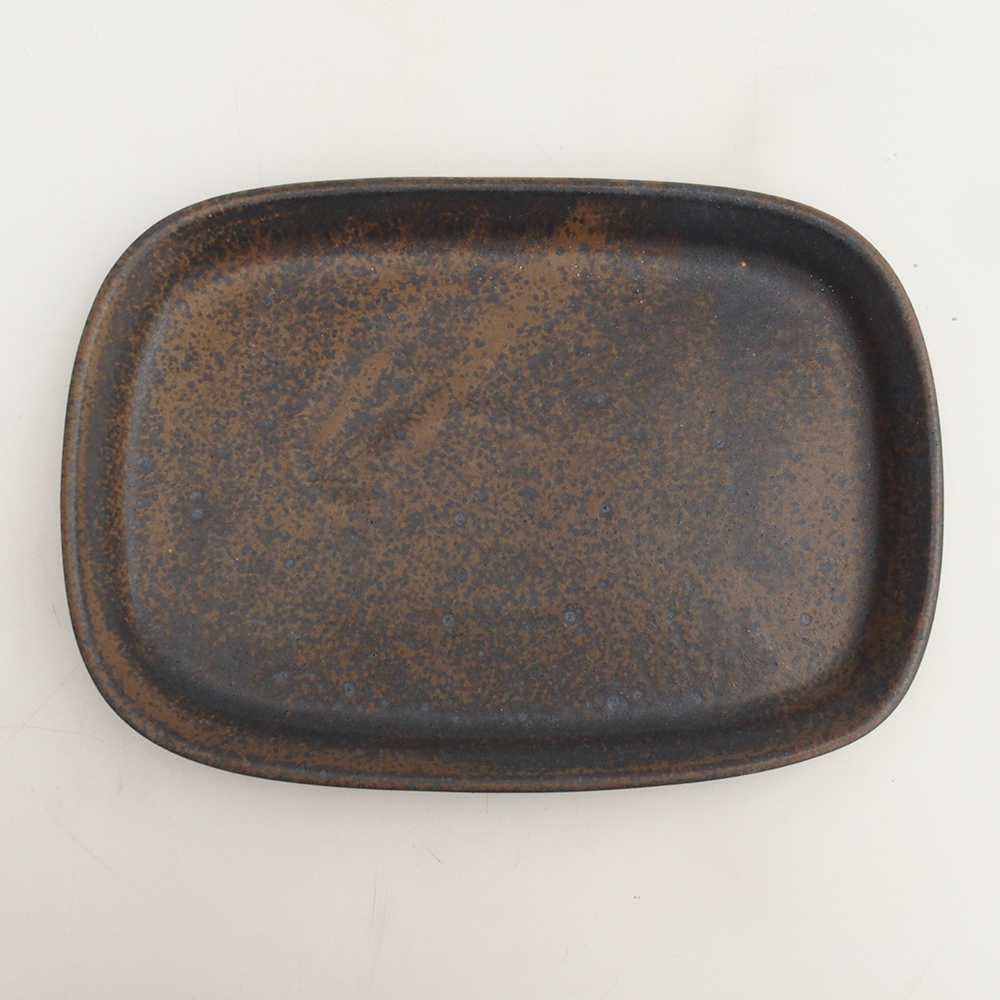 Bonsai-Schale + Untertasse H25 – 23 x 17 x 5,5 cm - Braun