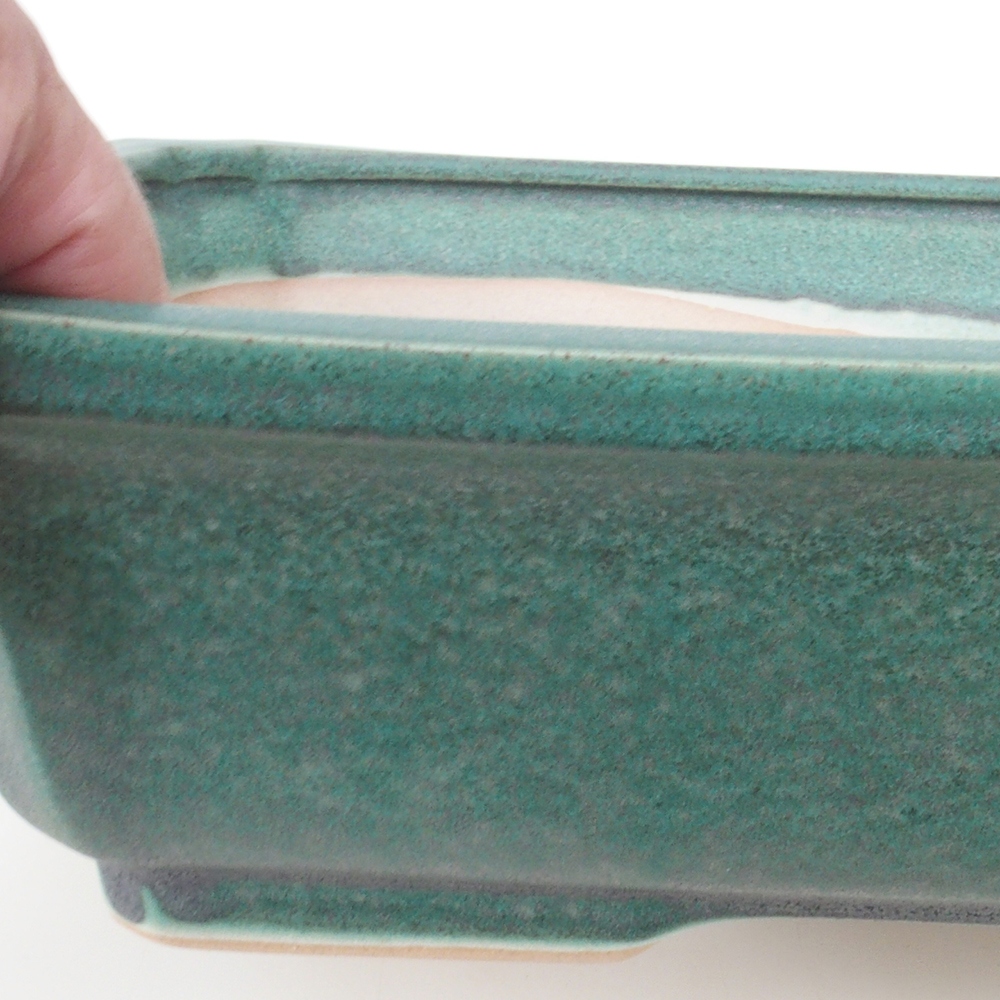 Bonsai-Schale H07 – 30 x 20,5 x 8 cm – grün