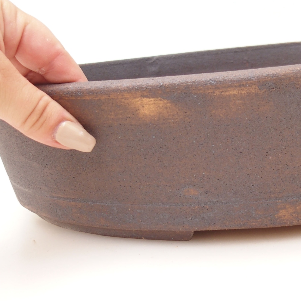 Bonsaischale 38 x 31,5 x 8,5 cm , Farbe braun