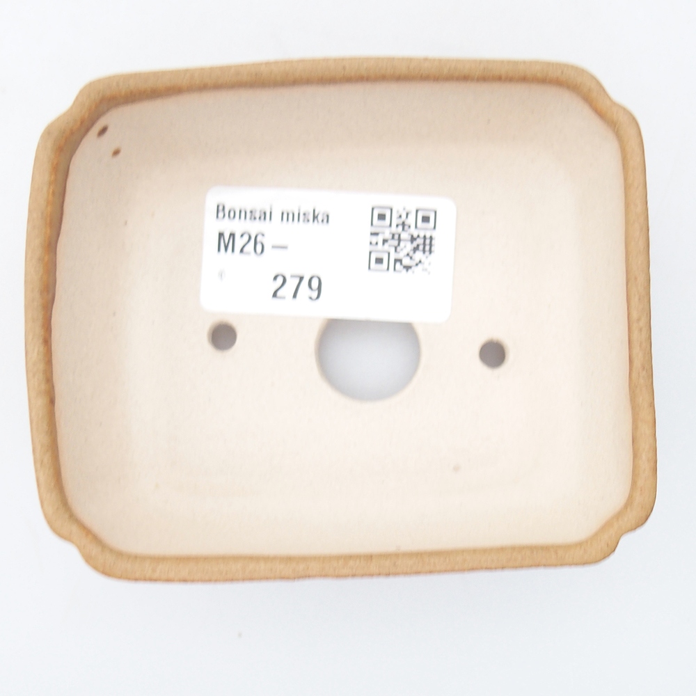 Mini-Bonsaischale 8,5 x 7,5 x 3 cm, braun