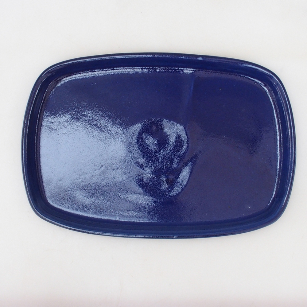 Keramikuntertasse H10 – 34 x 23,5 x 1,5 cm – blau