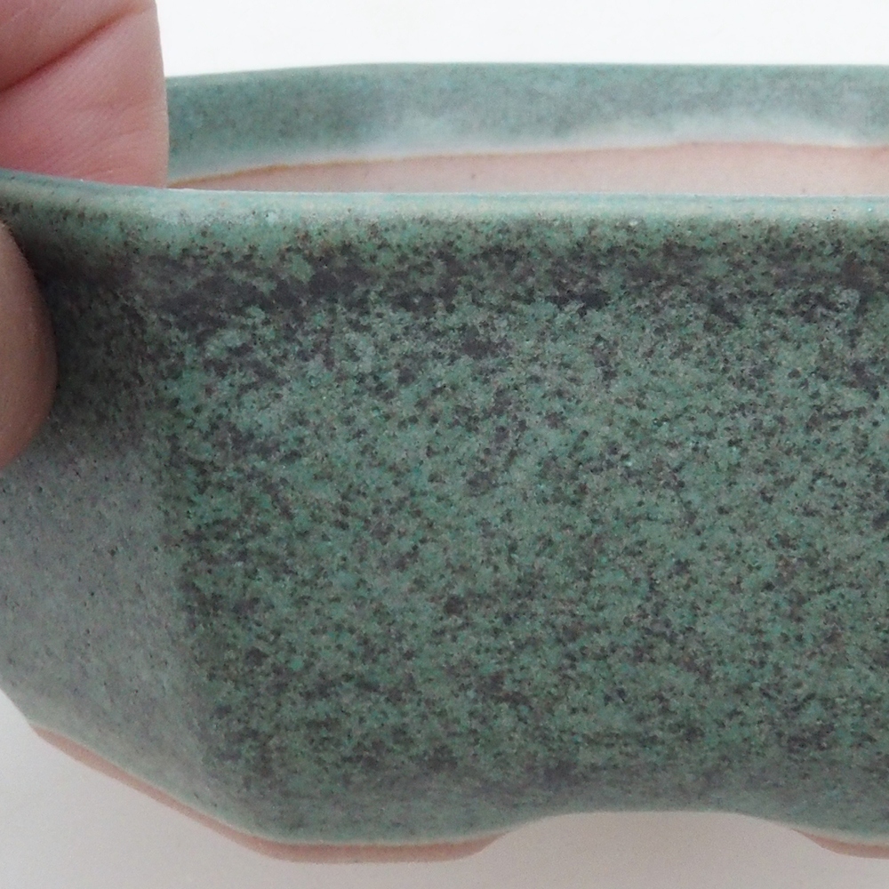 Bonsai-Schale H13 – 12,5 x 12,5 x 4,5 cm – grün