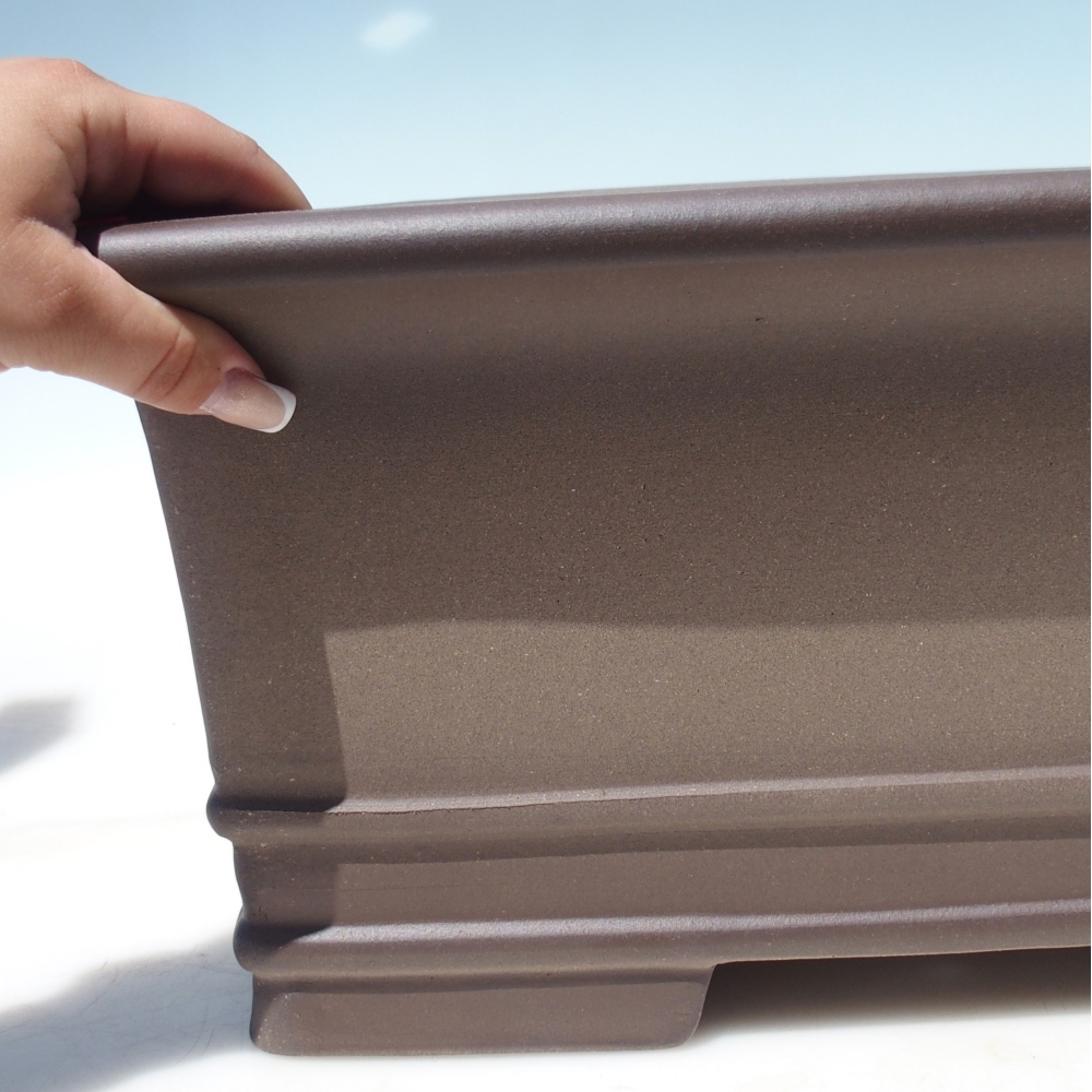 Schale 51 x 37,5 x 19,5 cm braun - NUR PERSÖNLICHE ABHOLUNG ODER PALLETTENVERKEHR