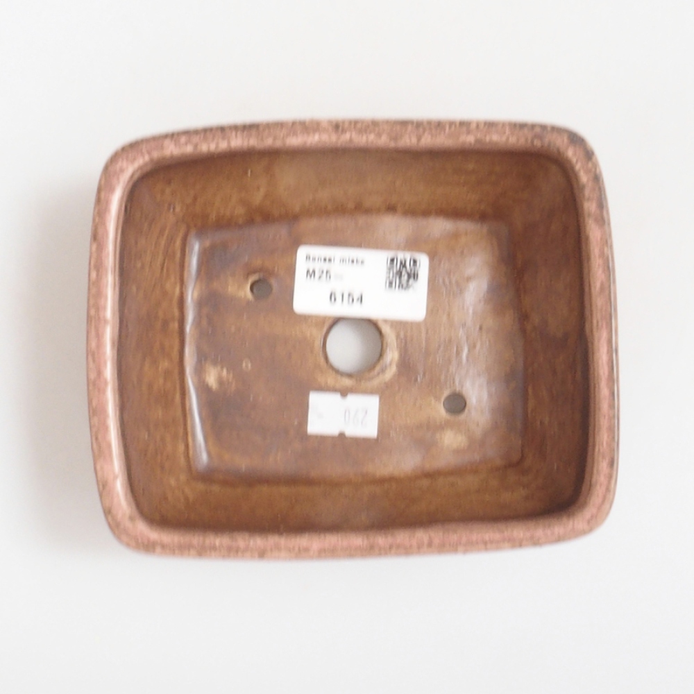 Bonsaischale aus Keramik 14 x 12 x 5 cm, Farbe rosa