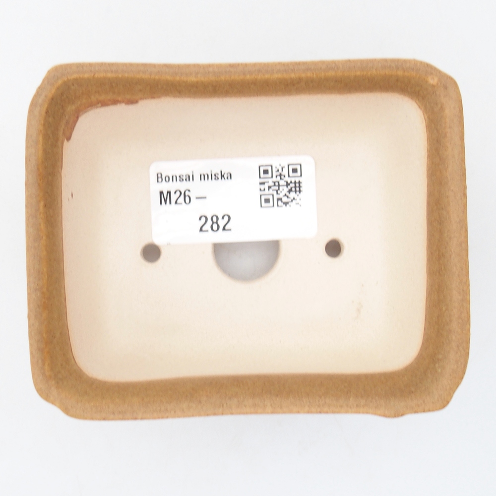 Mini-Bonsaischale 9 x 7 x 4,5 cm, braun