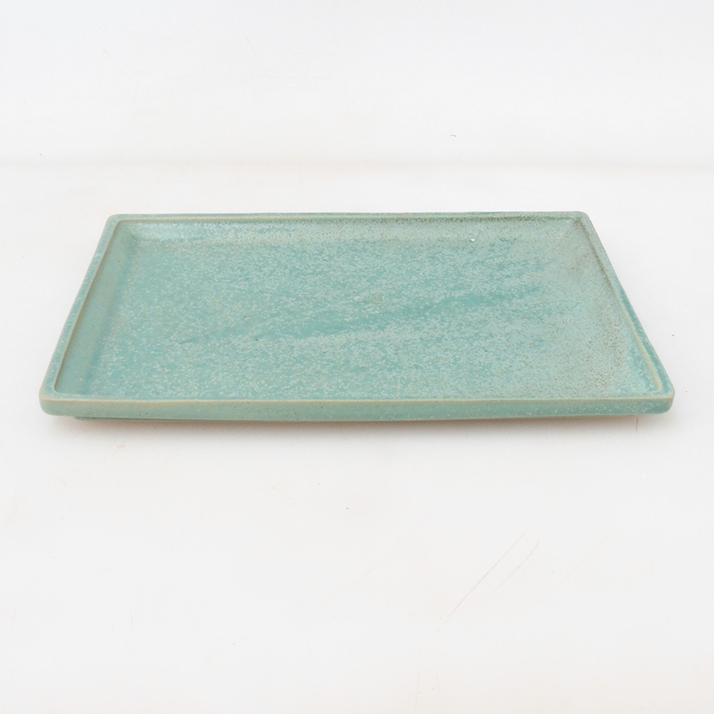 Bonsai-Schale rechteckig 22,5 x 17 x 1,5 cm – grün