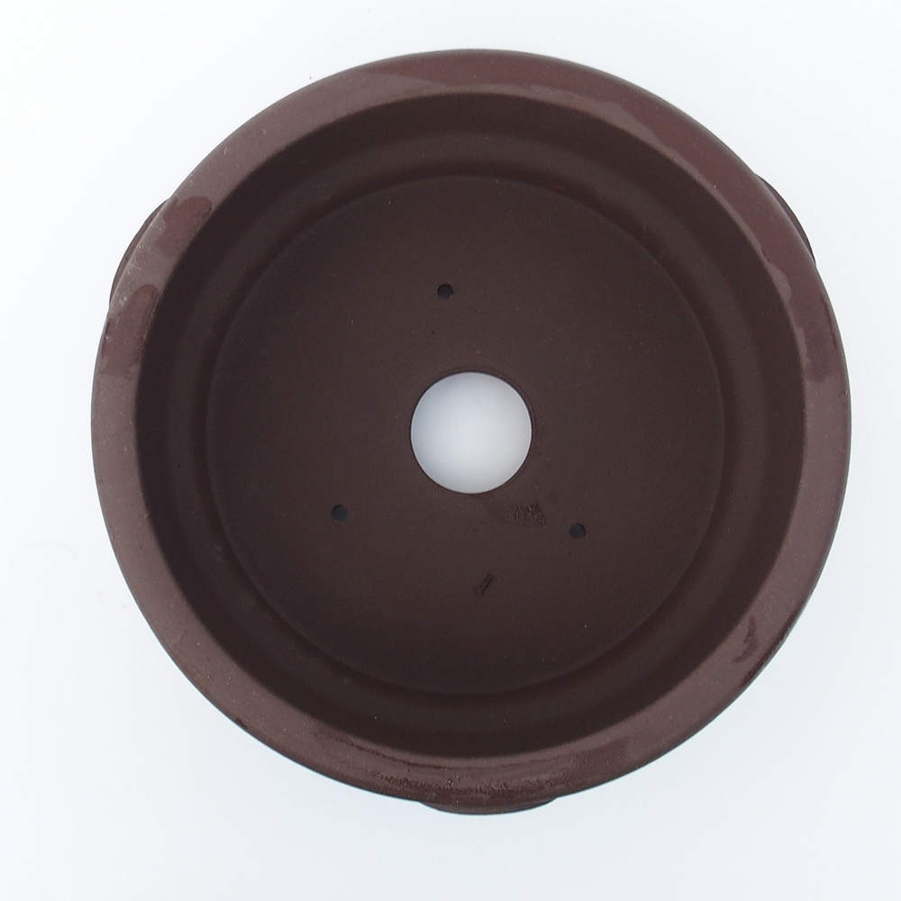 Schale 25 x 25 x 11,5 cm braun