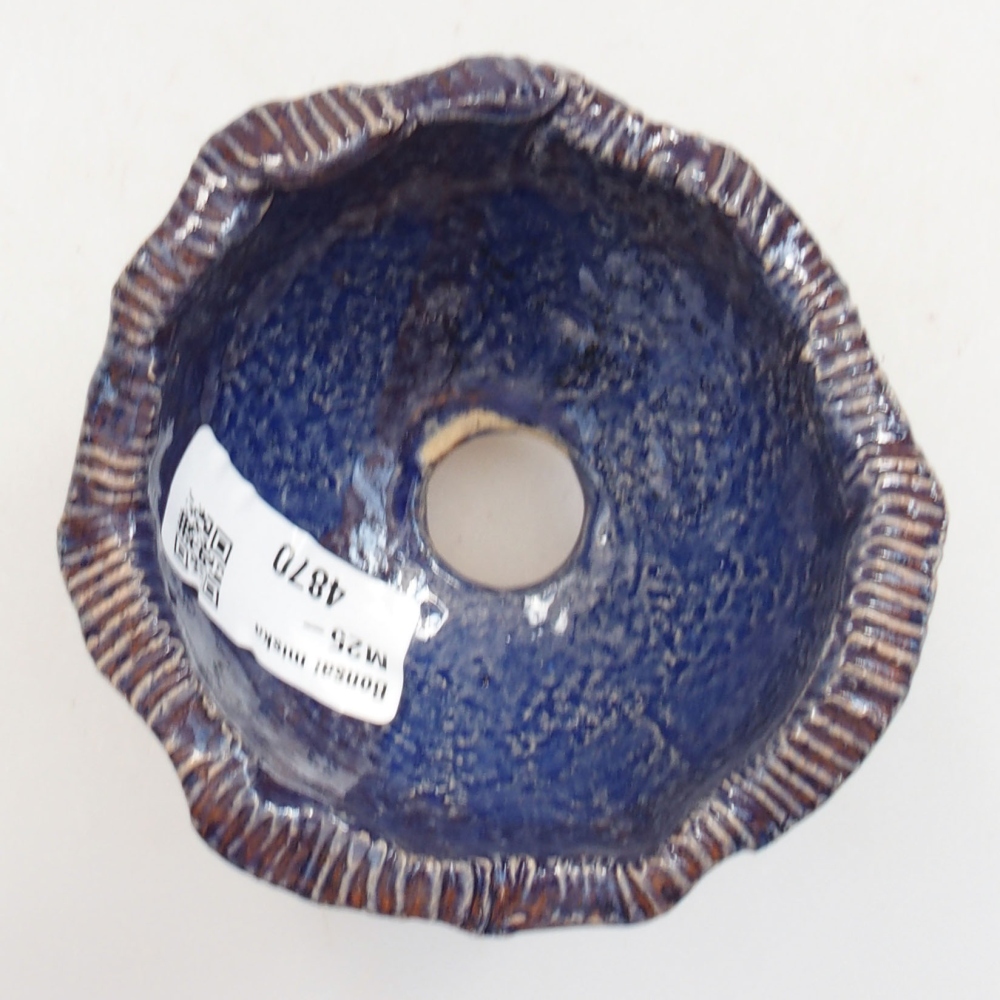 Keramikschale 8 x 7 x 5,5 cm, Farbe blau