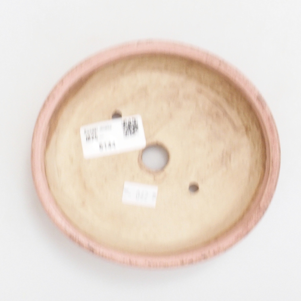 Bonsaischale aus Keramik 15 x 13,5 x 3,5 cm, Farbe rosa
