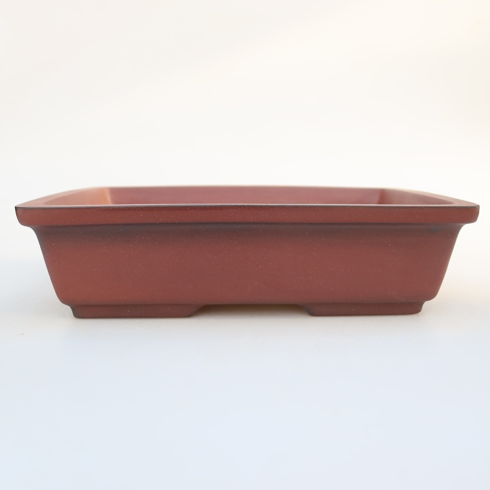 Keramikschale  25,5 x 19 x 7 cm, Farbe: Ziegelrot