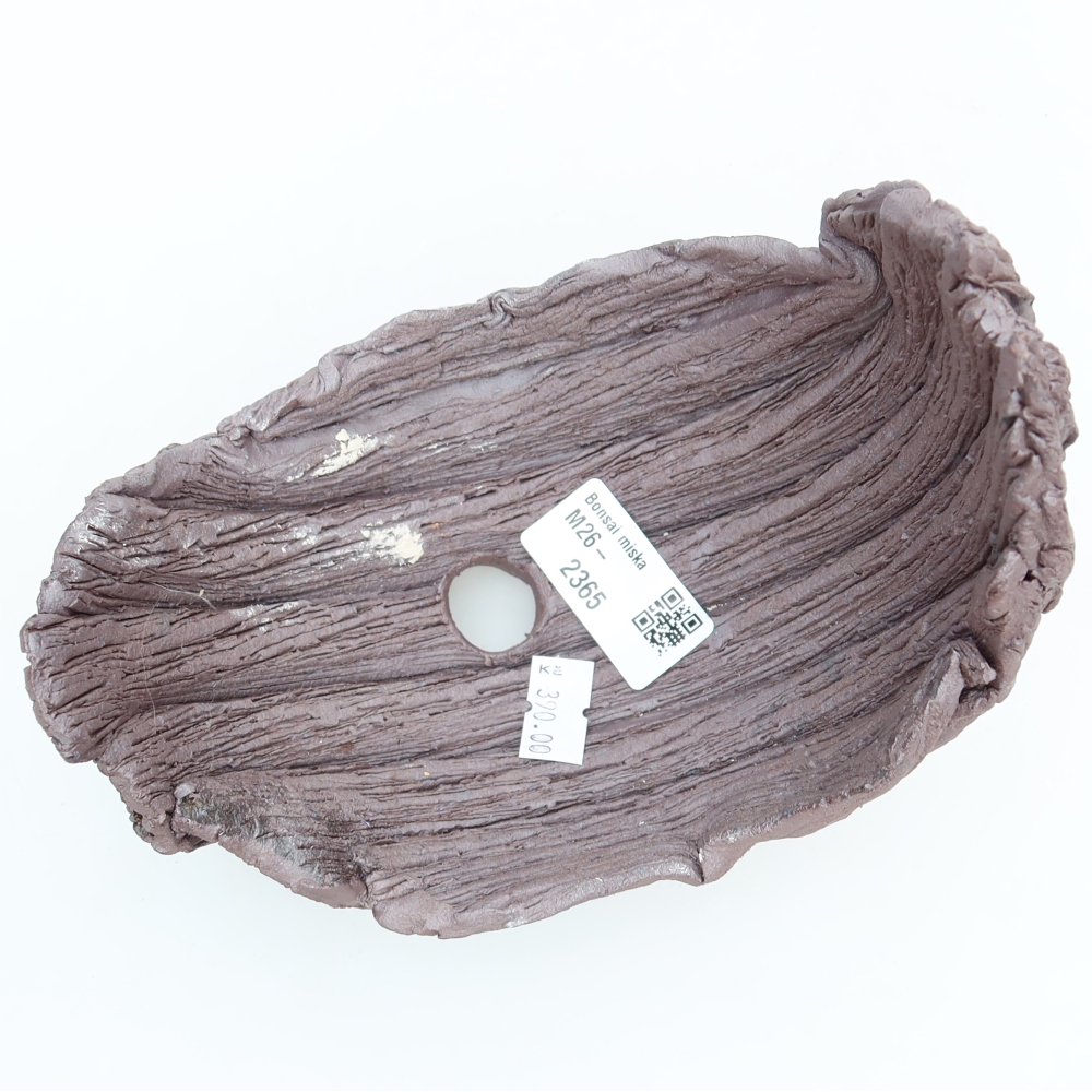 Keramikschale  15 x 11 x 15 cm, Farbe: braun