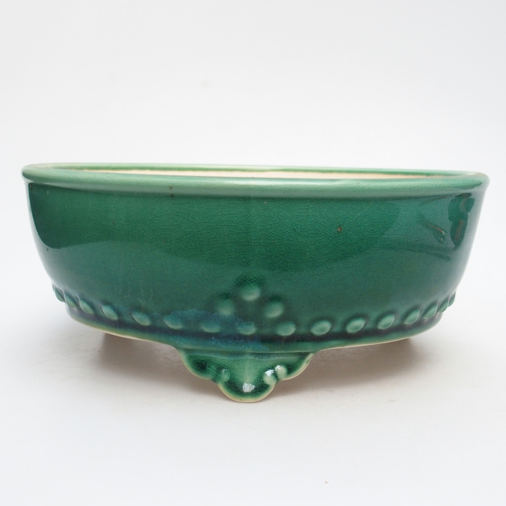 Schale 21 x 21 x 8,5 cm grün