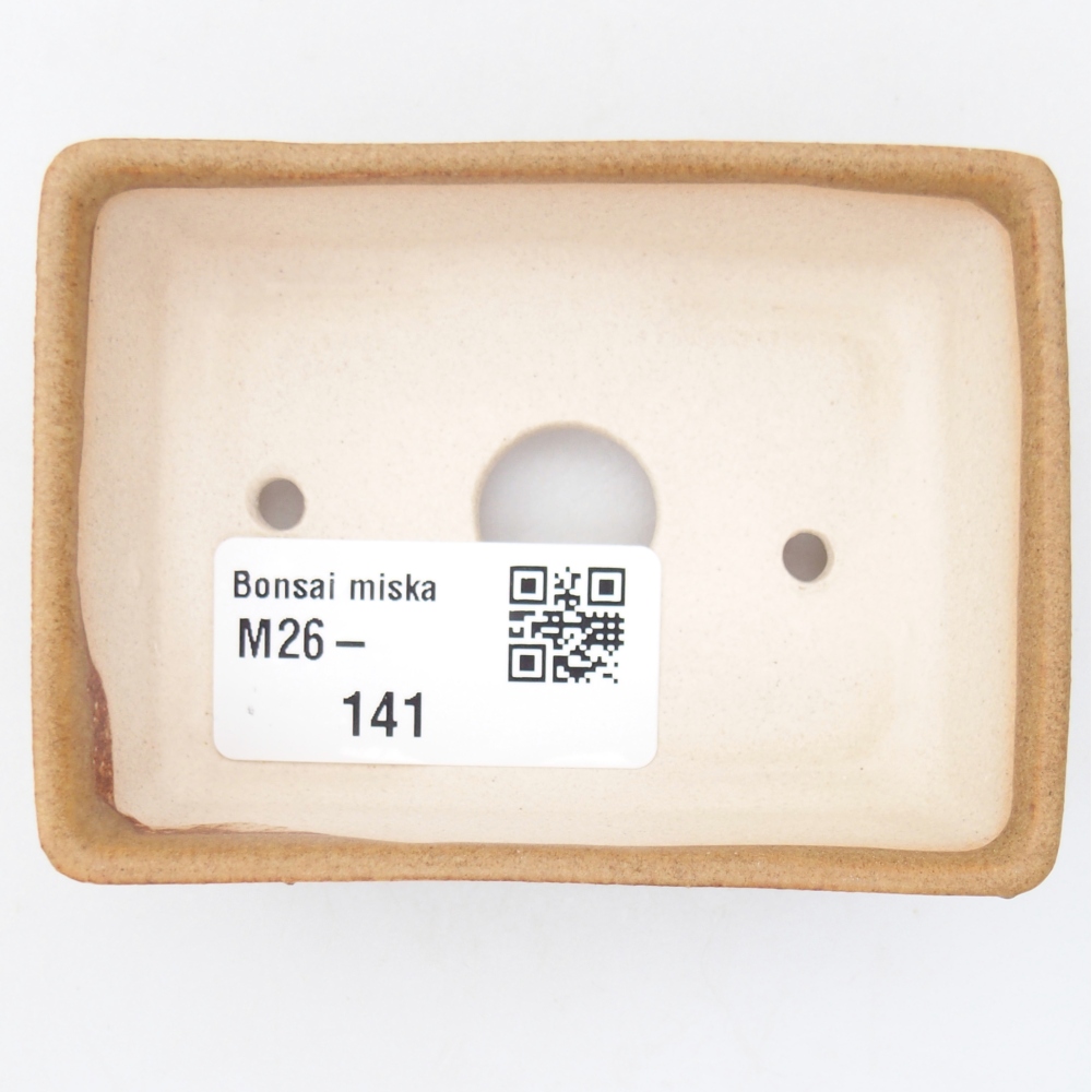 Mini-Bonsaischale 8 x 6 x 2,5 cm, braun