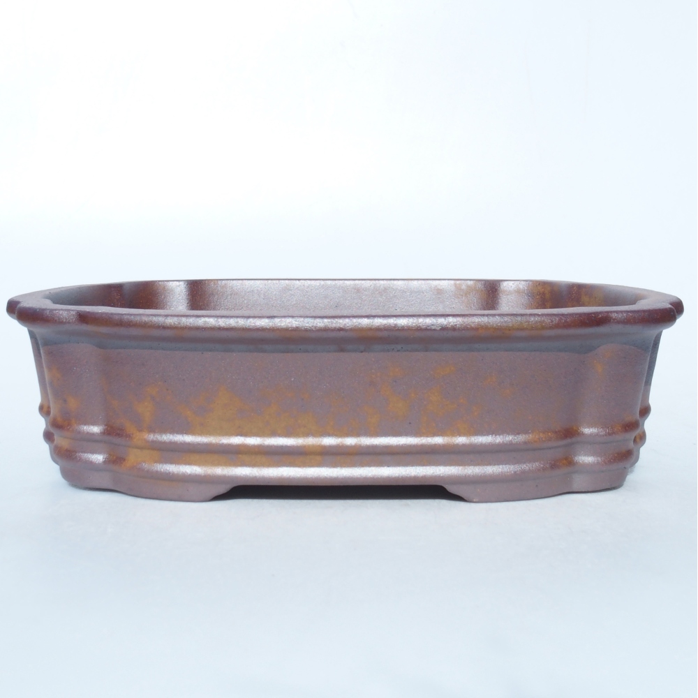 Schale 26 x 20,5 x 6,5 cm braun