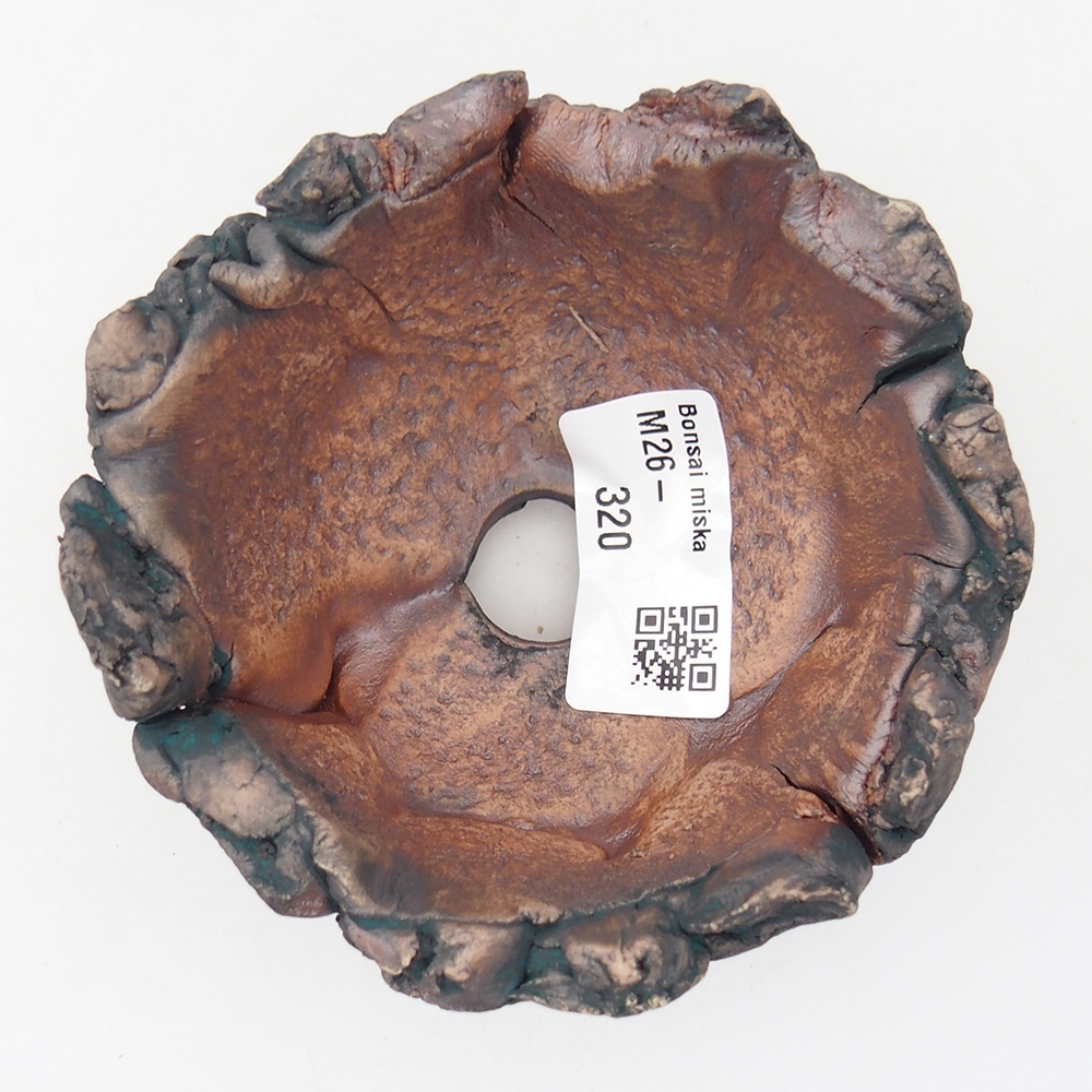 Keramikschale 9,5 x 9 x 6 cm , Farbe grün