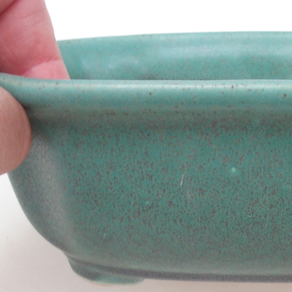 Bonsai-Schale H31 - 14 x 12 x 5,5 cm - grün