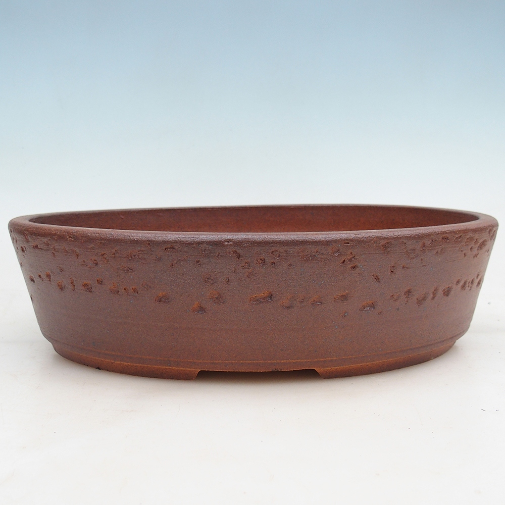 Bonsaischale 33 x 26 x 9 cm , Farbe braun