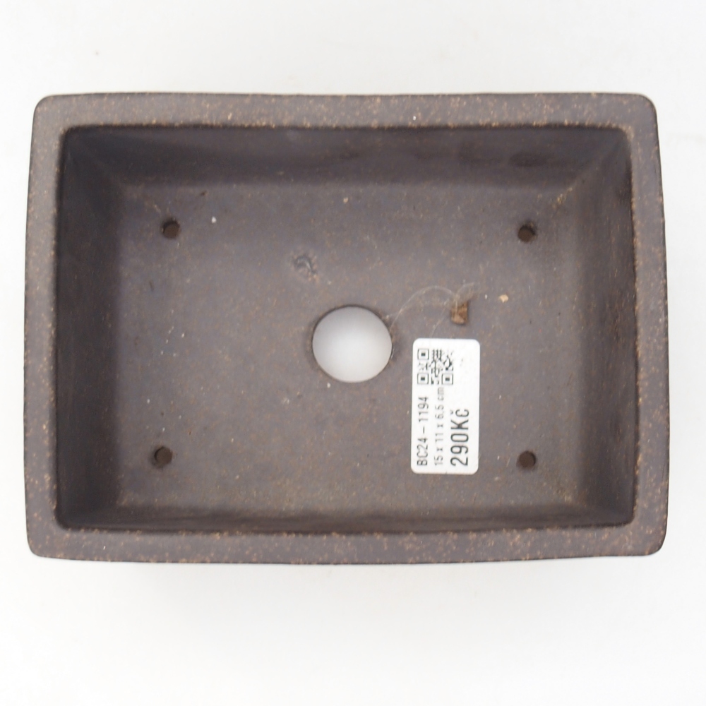 Schale 16 x 11,5 x 6,5 cm braun