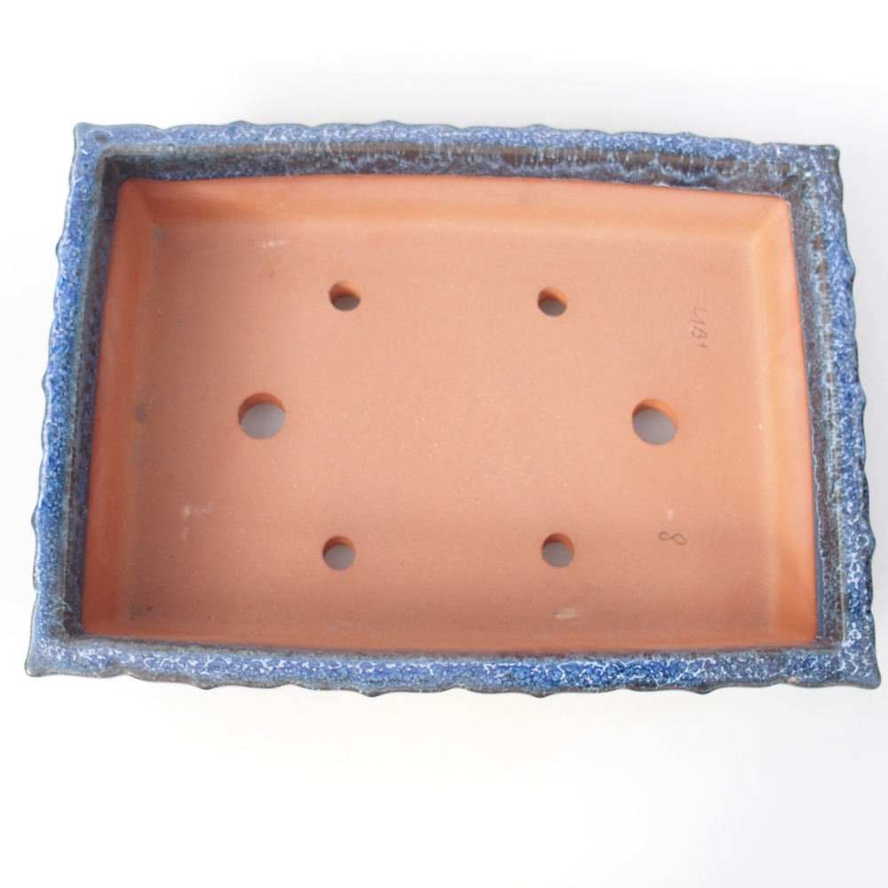 Schale 32 x 22,5 x7 cm blau