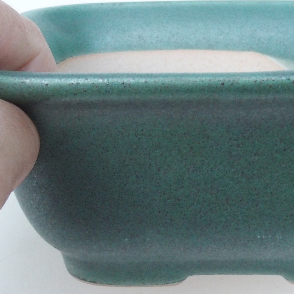 Bonsai-Schale H38 - 12 x 10 x 5,5 cm - grün