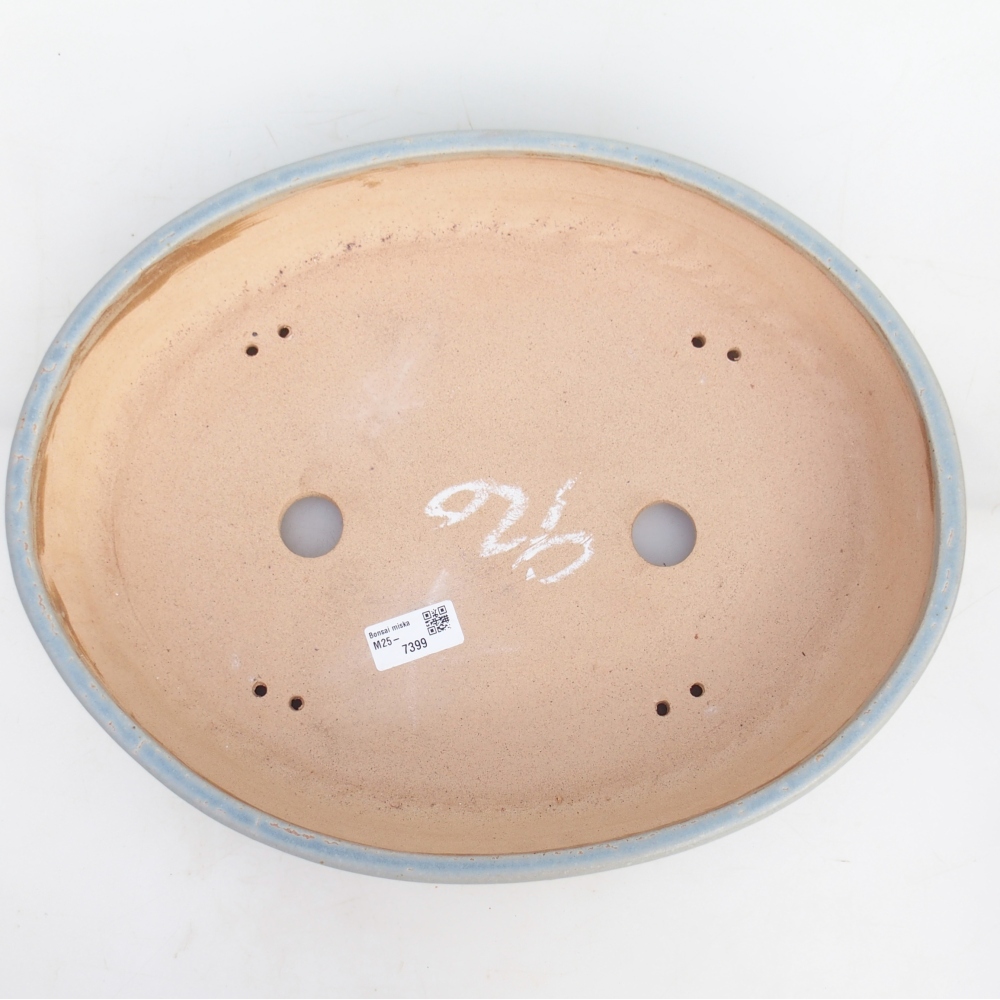 Bonsaischale 38,5 x 30,5 x 7 cm , Farbe blau