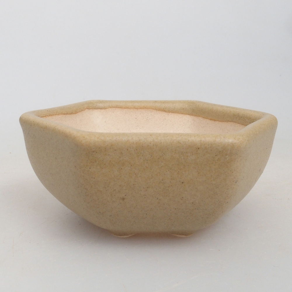 Mini-Bonsaischale 6,5 x 6 x 2,5  cm, Farbe braun