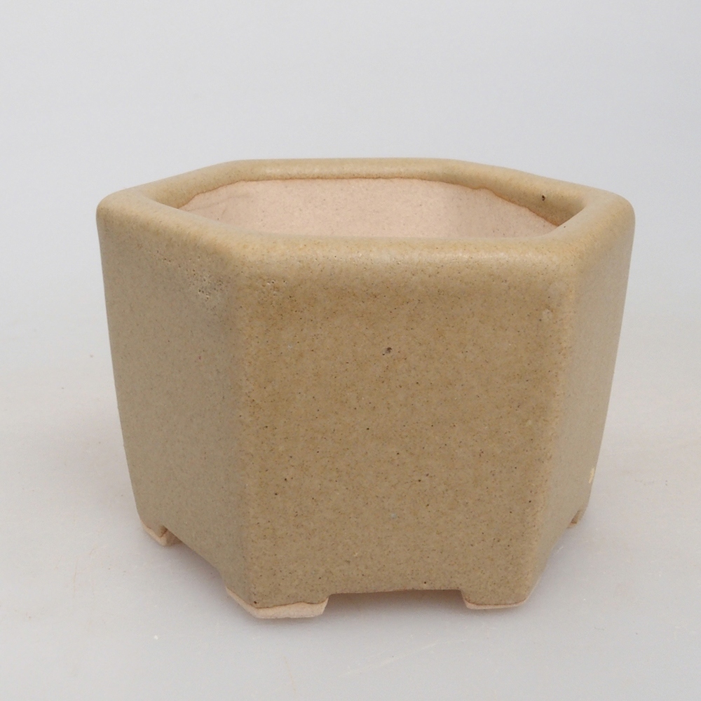 Mini-Bonsaischale 6,5 x 6 x 4  cm, Farbe braun