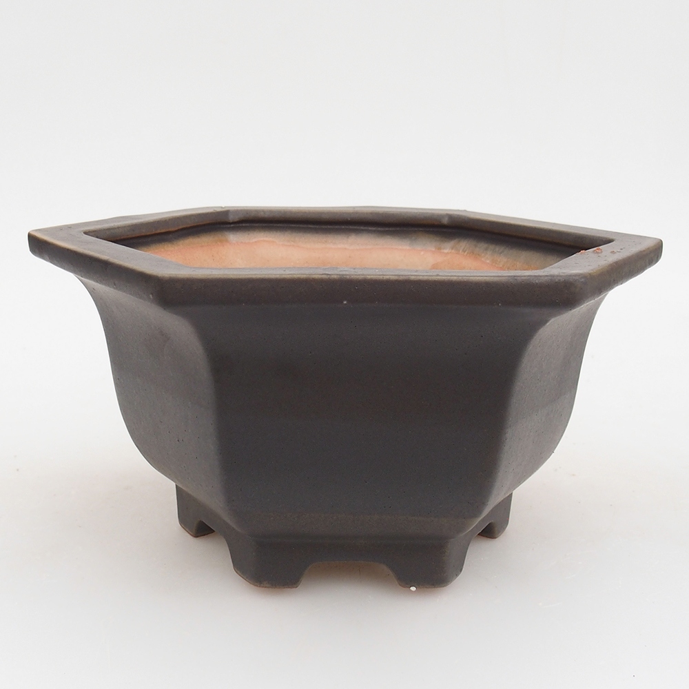 Bonsaischale aus Keramik 18 x 16 x 9 cm, grün