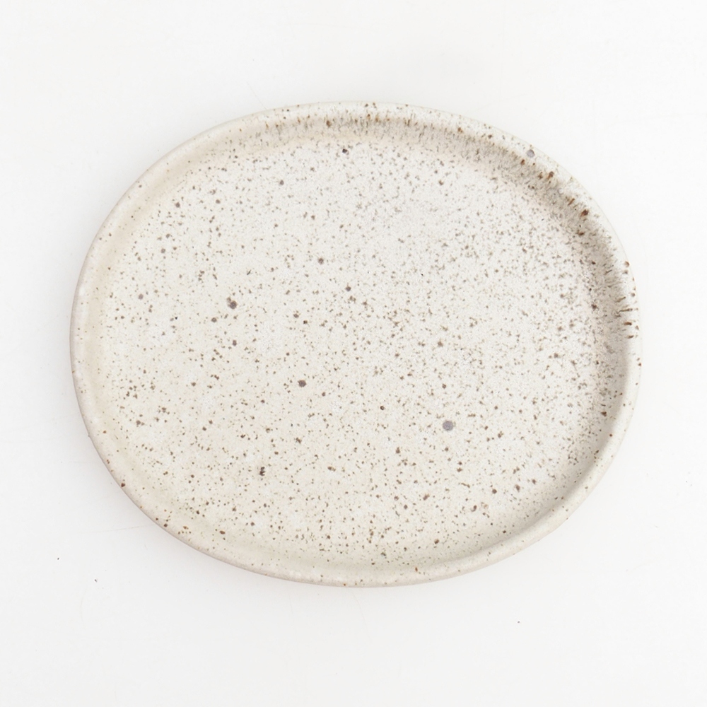 Bonsaischale + Untertasse H30 - 12 x 10,5 x 5,5 cm - beige