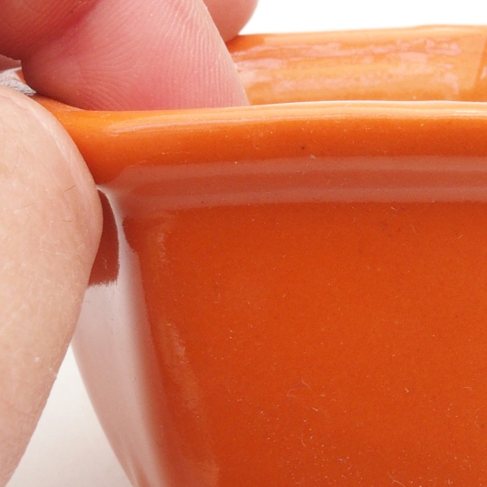 Mini aus Keramik, 7 x 6 x 5 cm, orange