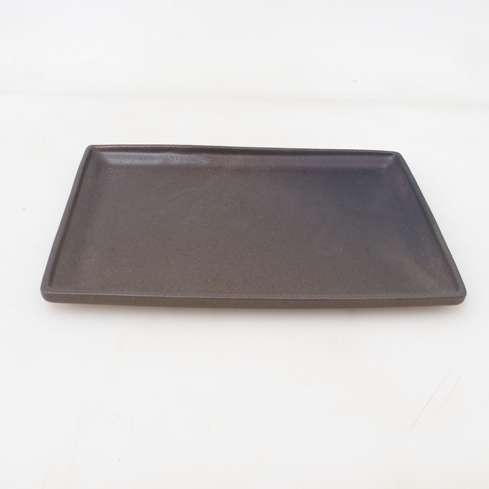 Bonsai-Schale rechteckig 22,5 x 17 x 1,5 cm – braun