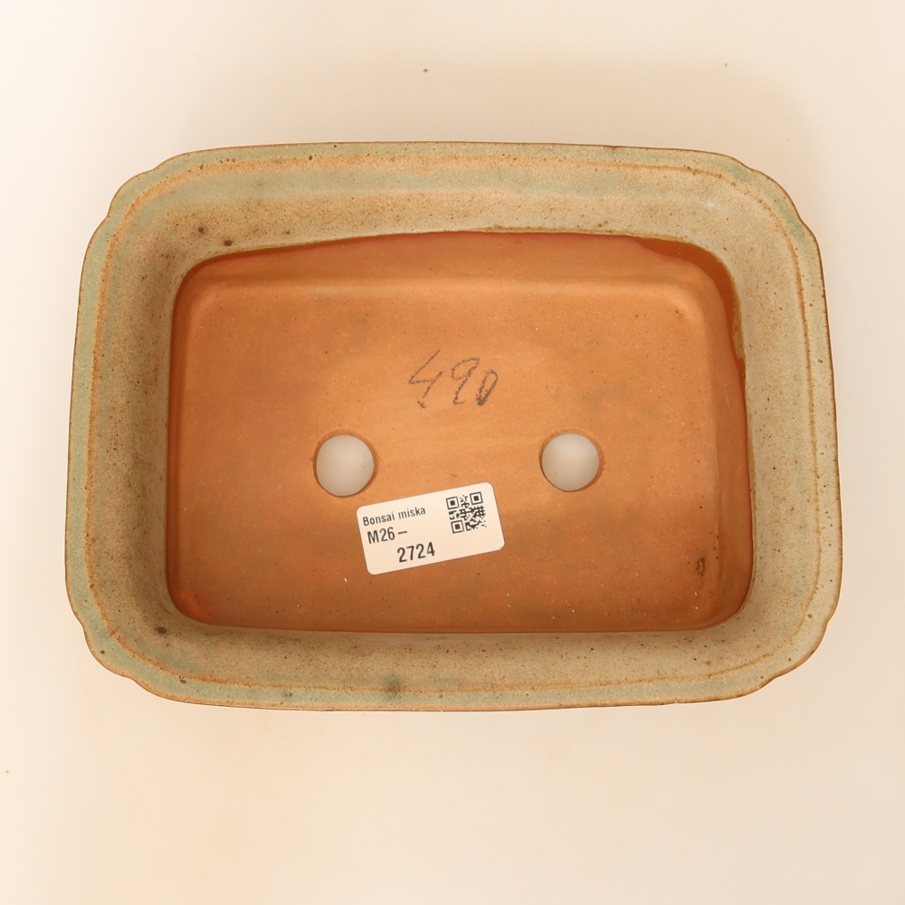 Keramikschale  20 x 15,5 x 5,5 cm, Farbe: Beige