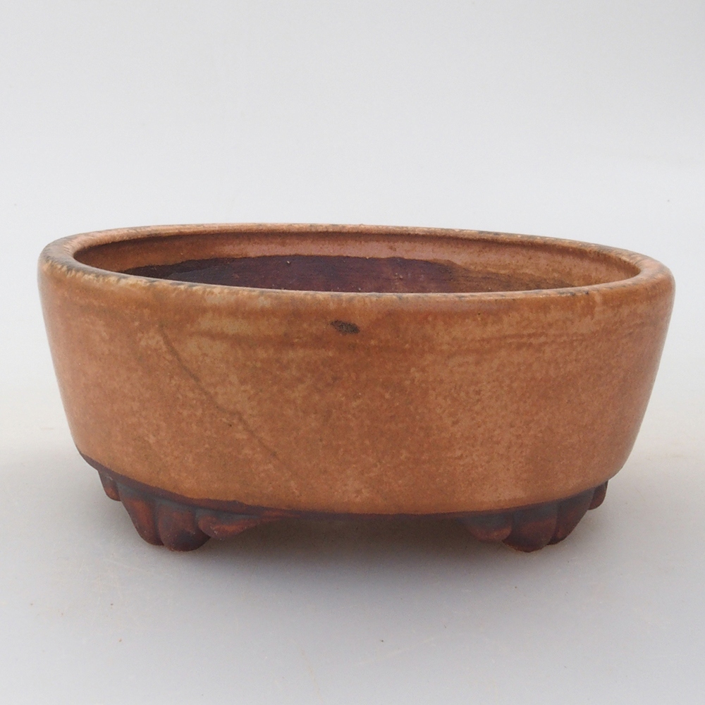 Bonsaischale aus Keramik 9 x 8 x 3,5 cm, Farbe rosa