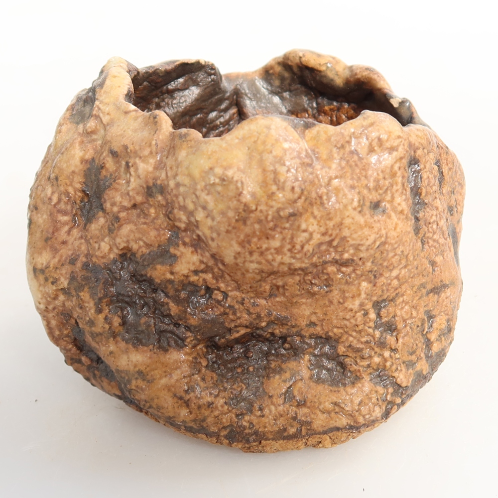 Keramikschale 7 x 6 x 6 cm , Farbe braun