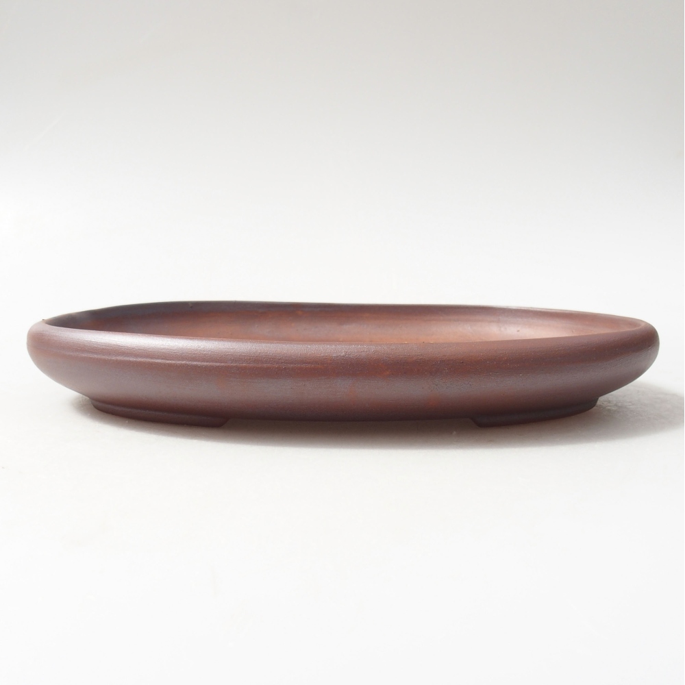 Keramik-Bonsaischale 22 x 16,5 x 3 cm, Farbe metallische