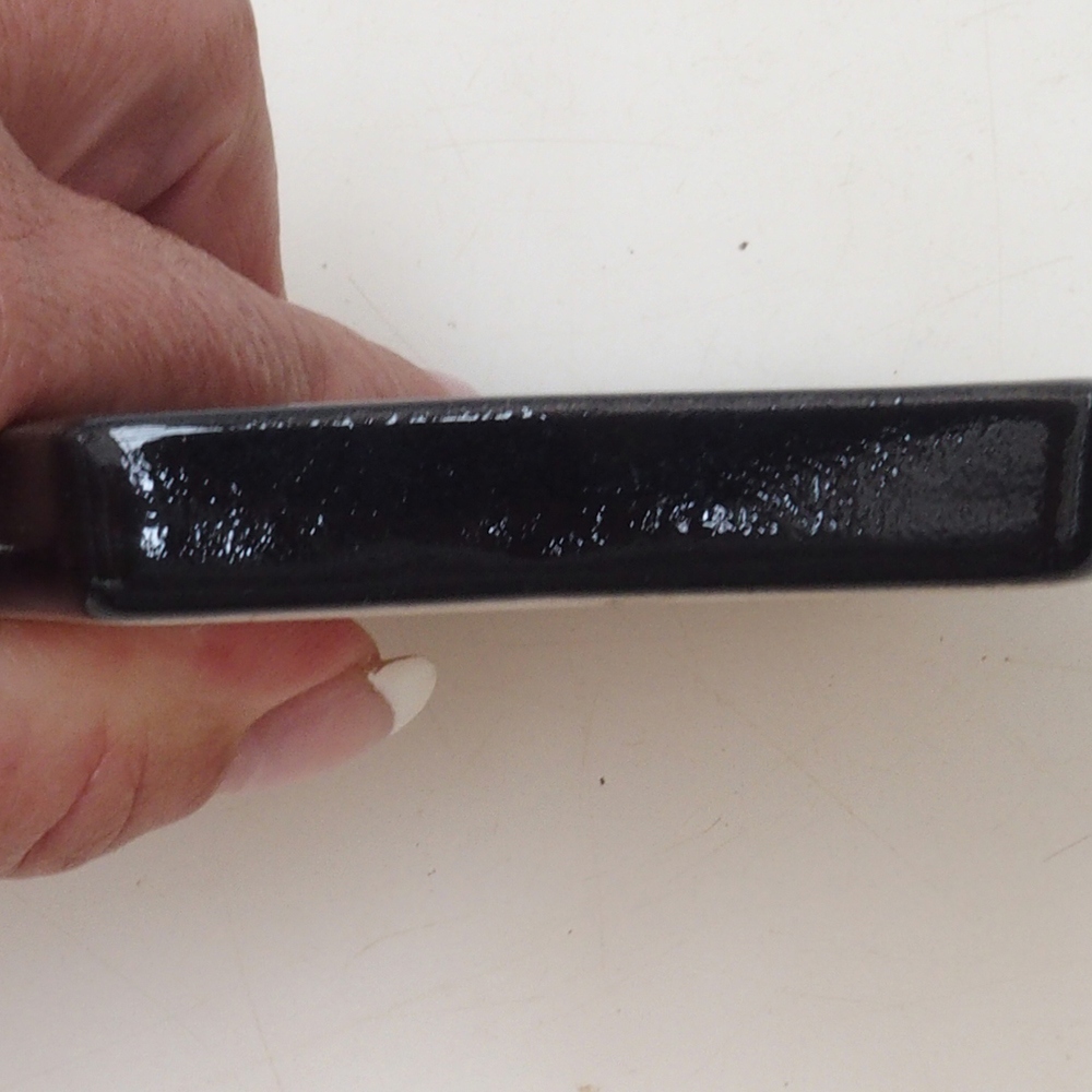 Bonsai-Schale sechseckig D3 – 11 x 9,5 x 1 cm – schwarz