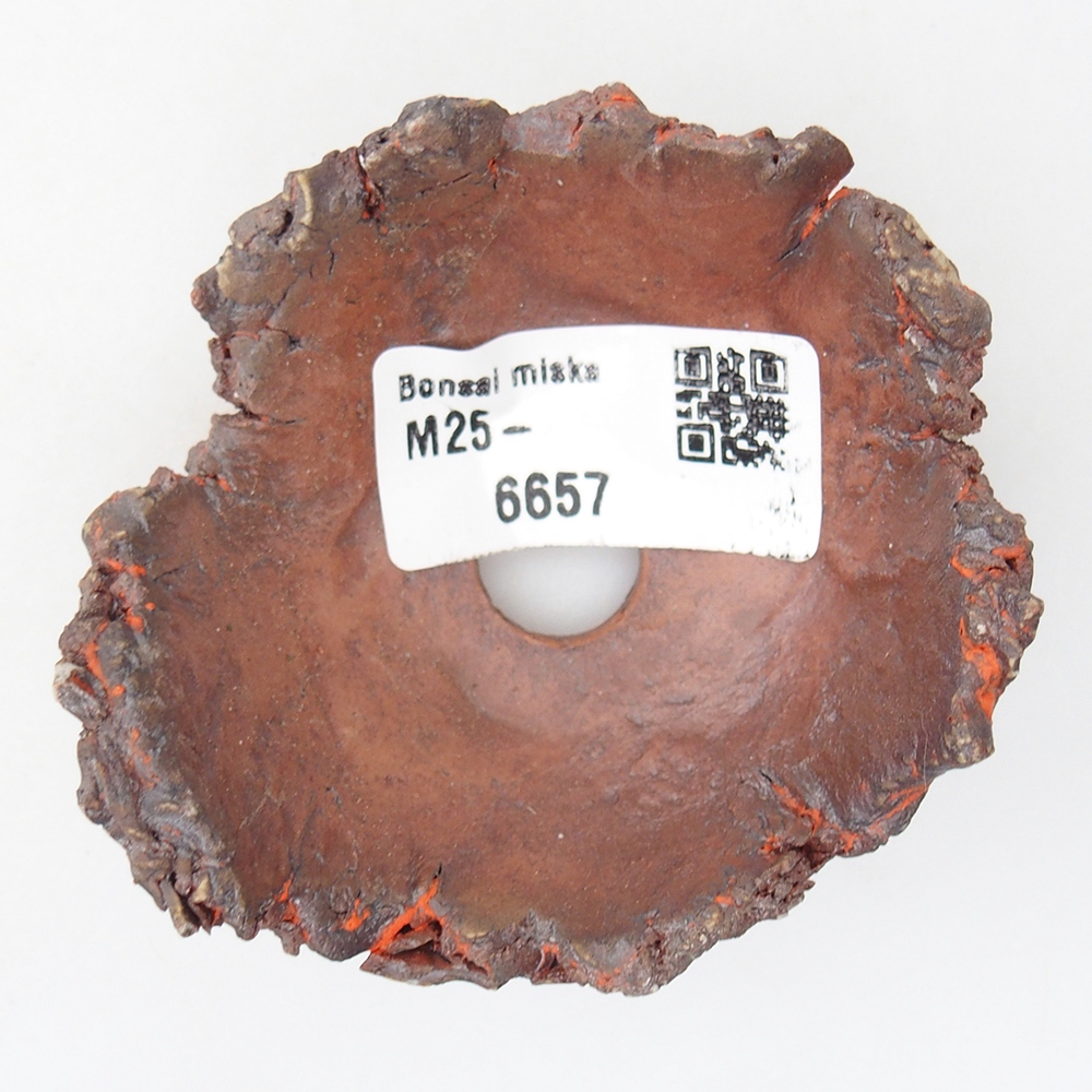 Keramikschale 8 x 7 x 3,5 cm , Farbe orange
