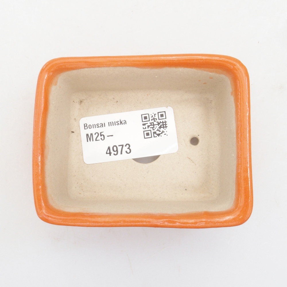 Mini aus Keramik, 8 x 6 x 3,5 cm, orange