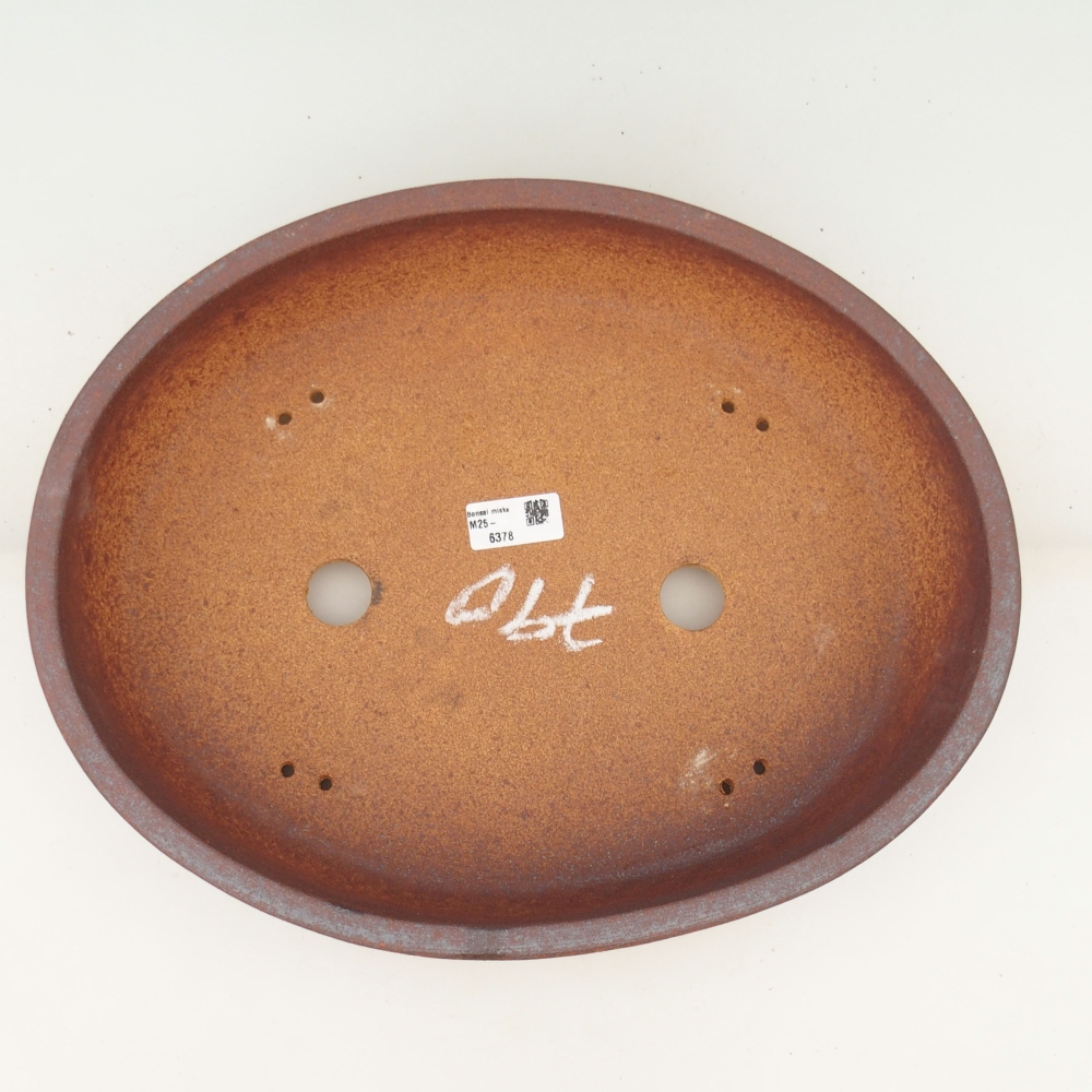 Bonsaischale 38,5 x 30 x 8,5 cm , Metallfarbe