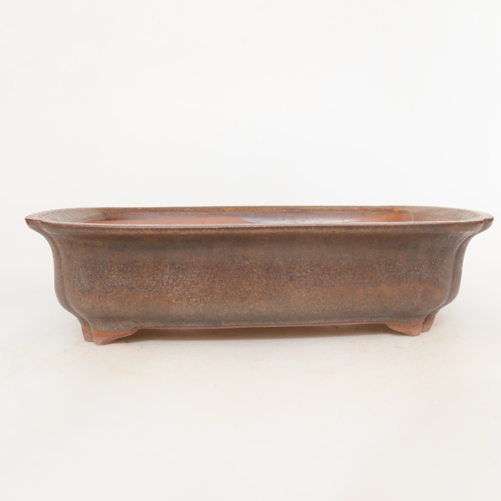Keramikschale  24 x 17 x 6 cm, Farbe: braun