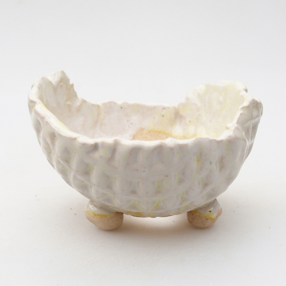 Keramikschale 8 x 8 x 5 cm , Farbe grün